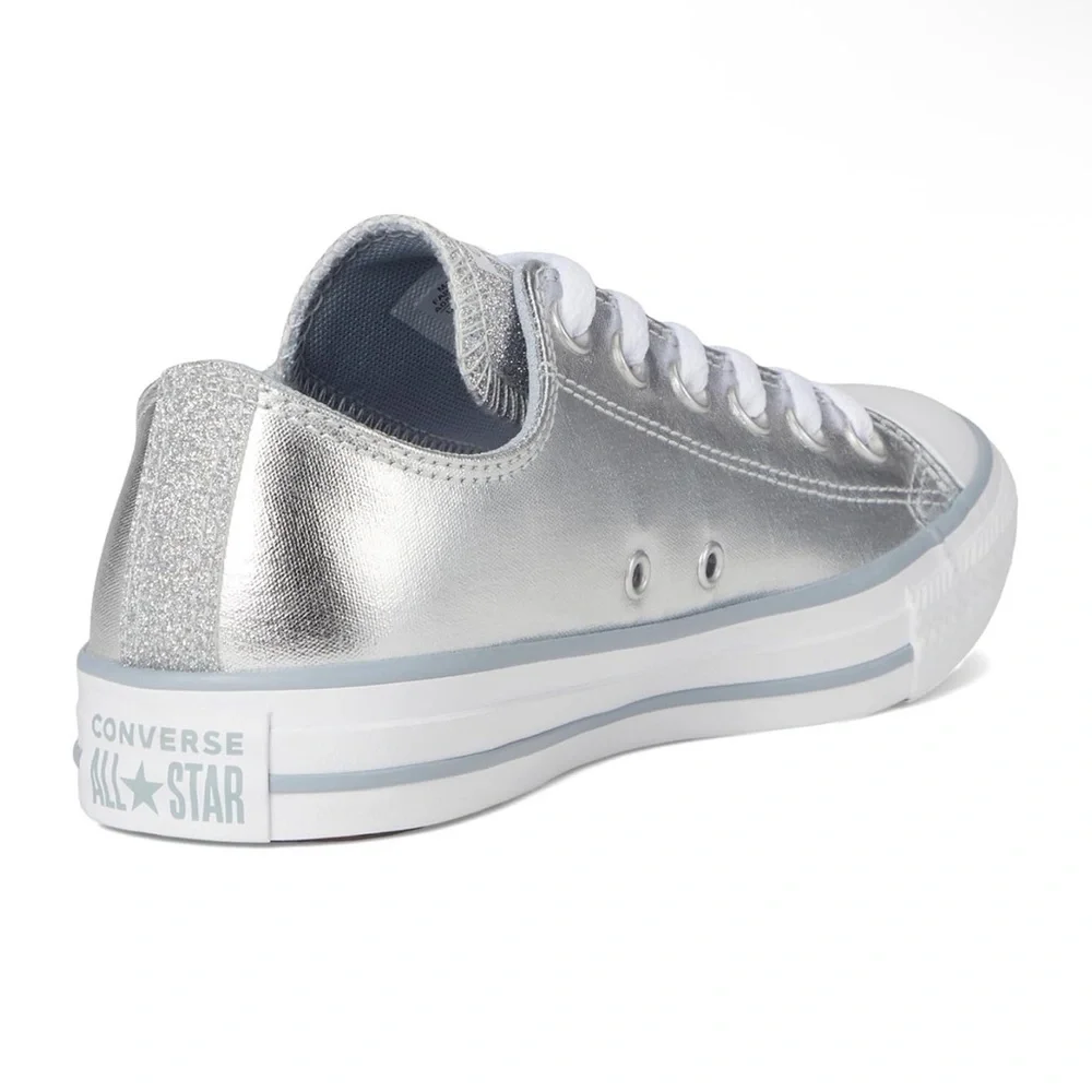 Converse Women's Chuck Taylor All Star Ox Sparkle Sneakers NWOT - Picture 3 of 8